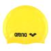 Arena Classic Unisex silicone bath cap swimming cap for women and men bathing cap with a reinforced edge soft and hard-wearing swimming cap yellow
