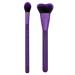 MODA Perfect Pairs Insta-Glow Makeup Kit Includes  Quick Contour and Highlight Brushes  Purple