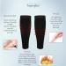 JosuE Royalaura Medical Grade Compression Socks - Yellow Calf Sleeve | One Size | Best International Shipping - Buy Online on GoSupps.com