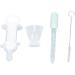 Silicone Liquid Droppers - Clear Plastic Medicine Feeder for Babies & Elderly - Food Grade PP Tube with Silicone Head - Buy Online on GoSupps.com