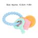 Buy Dark Blue Silicone Rubber Baby Teething Bracelet - Multifunctional Relief for Teething Babies - International Shipping Available - Buy Online on GoSupps.com