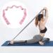 NEWMIND Yoga Strap Stretch Straps for Physical Multi Loops Exercise Stretching Band for Fitness Gym Yoga Dance Strength Flexibility Training - Pink_11 Loops - Buy Online on GoSupps.com