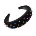 MAGICLULU Headband Wide Hairband Wide Sponge Hair Band Rivet Sponge Hairband Wide Sponge Hairband Wide Hair Band