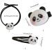 xbiez Cute Pins Headdress Mini Hairpin Cartoon Panda for Girls Mini Panda Hairpin Cute Flat Clips Funny Hairpin 1 - Buy Online on GoSupps.com
