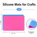 IKOCO 15.7 x 11.8 Silicone Mat for Clay & Resin Art - Nonstick Craft Sheet for Playdough & Epoxy Resin - Pink & Blue - Buy Online on GoSupps.com
