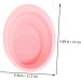 Housoutil Makeup Brush Scrub Pad Scrubber Brush Cleaning Bowl Foldable Bowl Silicone Brush Cleaning Pad Folding Silicone Bowl Makeup Accessories Brush Cleaning Tool Silica Gel Pink - Buy Online on GoSupps.com