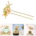 LALAFINA Flower Pearl Hairpin Asian Hair Bridal Hair Clip Flower Hair Accessories Tiara for Bride Wedding Chignon Pin Hair Accessories for Chinese Hair Clip Tool Alloy Miss Manual - Buy Online on GoSupps.com