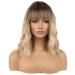 Shop Haircube Shoulder-Length Curly Wigs - Blonde with Dark Roots for Women | International Shipping Available - Buy Online on GoSupps.com