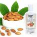 ican London Pure & Natural Sweet Almond Oil For Hair Skin & Nails 100ml - Buy Online on GoSupps.com