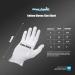 6 Pairs (12 Gloves) Moisturizing Gloves - White 100% Cotton for Dry Hands & Eczema - Size Medium, Nighttime Cloth Gloves - Buy Online on GoSupps.com