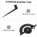 NOLITOY Shaping Plastic Premium Horizontal Line Professional Measure Shaper Level Eyebrow Mapping Ruler - Buy Online on GoSupps.com