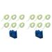 FOMIYES 2 Sets Grafting Eyelash Tape Eye Makeup Tools False Eyelash applicator Fake Eyelash applicator Beauty Eyelash Tapes Make up kit Eyelash Patches Tape roll Non-Woven Fabric
