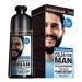 Cuasting Permanent Beard Dye Shampoo for Men Beard Dying Removal White Grey Beard Hair Men Beard Shampoo 200ML