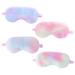 4 Pcs Plush Sleep Masks Kids Sleeping Masks Cute Eye Masks Soft Eye Shades Fluffy Eye Blindfolds Night Eye Covers Nap Eyeshades for Women Girls Party Supplies