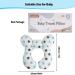 KAKIBLIN Baby Travel Pillow - Neck & Head Support for Car Seat & Pushchair - White Star - Buy Online on GoSupps.com