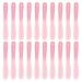 Healvian 20 Pieces Mask Stick Makeup Spatula Lotion Spatula Face Cream Spatula Cosmetic Spatula Makeup Scoop Spatula Makeup Spatula for Women Small Spatula Pink Silica Gel Reusable Healvian