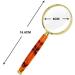 Magnifier Metal Hand-Held Magnifying Glass Imitation Handle High-End Gift Parents Elderly Students Reading Lofty Ambition - Buy Online on GoSupps.com