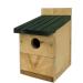 Multinester Nest Box with Green Roof x 1 Wooden Wild Bird House SMF