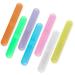 Travel Toothbrush Case Portable Plastic Toothbrush Box Mixed Color Toothbrush Travel Holder Case Storage Cover(7 Pack)