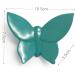 Yardenfun Home Decor Butterflies Ceramic Decor Wall Pendant Decor Decorate Wall Hanging Household 10*7.8cm Blue - Buy Online on GoSupps.com