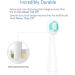 DHMXDC Electric Toothbrush Brush Head x 4 with Hygienic Cap - Compatible with DHMXDC Sonic Toothbrushes - Buy Online on GoSupps.com
