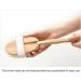 Dry Body Brush with Long Handle - Exfoliating Bath Brush for Shower with Natural Bristles - Remove Dead Skin and Cellulite - Buy Online on GoSupps.com