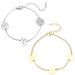 Kuaiyiju Arabic Coin Bracelet - Elegant Stainless Steel Pendant Jewelry for Women & Girls | Perfect Gift in Gold - Buy Online on GoSupps.com