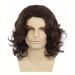 Ycagrain Men'S Short Curly Brown Wig Halloween Cosplay Wig Anime Costume Wig Easy Install