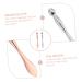 FRCOLOR Eye Cream Massaging Bar Set | 4 Pcs Zinc Alloy Eye Massager for Women | Best Cosmetic Beauty Products - Buy Online on GoSupps.com