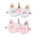 FRCOLOR 2pcs Mask Cartoon Eye Mask Shading Plush Eye Cover Lace Gloves Sleeping Eye Cover Sleeping Eye Patch Party Eye Cover Night Blindfold White Sweet Work Clothing
