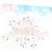 FRCOLOR 1pc Flower Crystal Ab Rhinestones Wedding Headpiece Metal Hair Claw Clips Crystal Vintage Bridal Hair Clips Silver Barrettes Hair Accessories Tiara Manual Bride Comb - Buy Online on GoSupps.com
