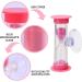 Weddhuis 6-Ser Hourglass Set for Teeth Brushing Cooking & Games - 2/3 Minute Suction Cup Timer for Kids & Adults - Optimal Dental Care Countdown - Buy Online on GoSupps.com