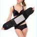 Premium Double Pull Lumbar Support Belt - Pain Relief & Injury Prevention - Black L | Back & Abdominal Support for Lower Back - Buy Online on GoSupps.com