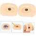NOLITOY 1 Set Makeup Practice Skin Eyeshadow Eye Makeup Board Makeup Silicone Skin Training Board Thicken 6.90X5.20X1.40CM Assorted Color - Buy Online on GoSupps.com