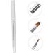 Ipetboom Double Ended Lipstick Brush Lip Double Ended Makeup Brush Makeup Lip Women Makeup Brush Cosmetic Multifunctional Brush Artificial Fiber Miss 12x1x1cm Silver - Buy Online on GoSupps.com