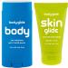 body glide Original Anti-Chafe Balm 2.5oz & Skin Glide Anti Friction Anti Chafing Cream helps prevent rubbing leading to chafing blisters & irritation
