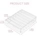 WECHENG BPA-Free Eyeshadow Palette Makeup Organizer - 7 Section Divided Vanity Holder for Drawer and Countertop - Modern Cosmetics Storage Solution (7.48 x 6.22 x 1.77) - Buy Online on GoSupps.com