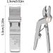 Stainless Steel Alligator Bionic Nail Clipper - Large Opening Anti-Splash Design - Perfect for Travel and Home Use - Buy Online on GoSupps.com