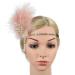 Buy SharPepublic Women's 1920s Pink Headband - Strass Pearls Hairband for Costume & Cocktail Accessories - International Shipping Available - Buy Online on GoSupps.com