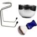Minkissy 3-Part Shaving Set - Stainless Steel Bowls & Brushes for Beard Care | Best Shaving Accessories Online - Buy Online on GoSupps.com