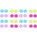 Colorful PP Plastic Contact Lens Case - Portable Double Box Holder for Travel & Outdoor Activities - Buy Online on GoSupps.com
