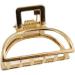 New 2025 Fashion Hollow Heart Metal Hair Claw Clips Simple Non Ip Mini Gold Geometric Bangs Barrettes Hair Jaws For Women New For Fashion Daily Jewelry Fashion Accessories Creative Gift - Buy Online on GoSupps.com