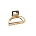 New 2025 Fashion Hollow Heart Metal Hair Claw Clips Simple Non Ip Mini Gold Geometric Bangs Barrettes Hair Jaws For Women New For Fashion Daily Jewelry Fashion Accessories Creative Gift