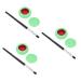 Didiseaon 3pcs Lipstick Blush Eye Shadow Eye Shadow Face Blusher Safe Blusher Flowers Ceramics Girl Red Rouge