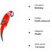 Henbrandt Inflatable Parrot 48cm Animal Tropical Bird Pirate Party Decorations Blow Up Inflatable Toys Pool Party Photo Booth Props Fancy Dress Accessory - Buy Online on GoSupps.com