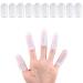 Yimanduo 10 Pieces Silicone Finger Cots  Gel Protector Support  Sleeves Caps for Arthritis  Trigger Finger  Corn Blister  Friction and Rubbing.