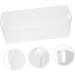 VILLCASE Cheese Holder 3pcs Storage for Cheese Organizing Small Clear S Size Fruit Container Vegetable Holder Refrigerator Transparent 25.5X9.5X8.5CM - Buy Online on GoSupps.com