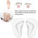 2 Pairs Silicone Gel Flat Foot Arch Support Insoles | Professional Flat Foot Corrector & Midfoot Pads for Ultimate Comfort - Buy Online on GoSupps.com