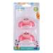 Buy BabyCalin ZEN261902 Pacifier Set - Mincie Pink Girl 2 Multi-Coloured Pieces for International Shipping - Buy Online on GoSupps.com