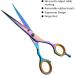 Hairdressing Scissors - Multicolor Hair Scissors Stainless Steel Barber Scissors and Razor Blade Hairdressers Scissors UK for Salons Barbers Women - Buy Online on GoSupps.com